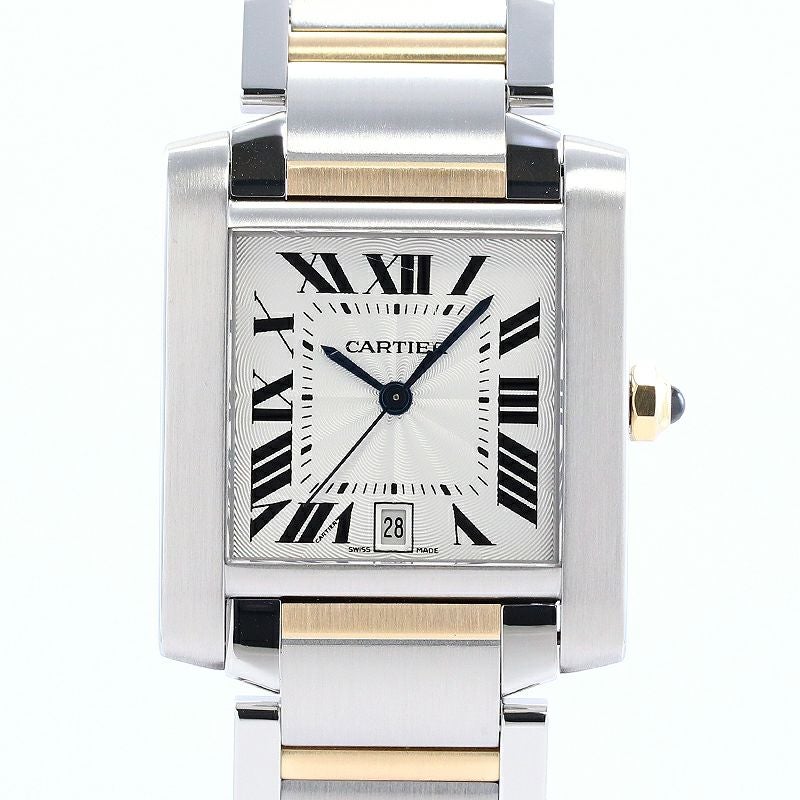【中古】CARTIER TANK FRANCAISE LARGE MODEL カルティエ タンク フランセーズ LM W51005Q4