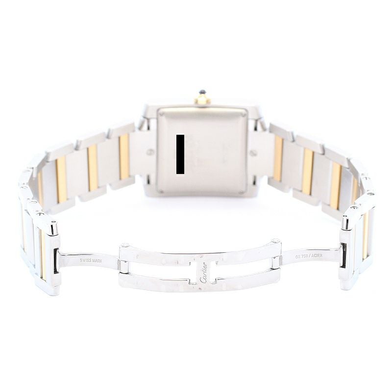 【中古】CARTIER TANK FRANCAISE LARGE MODEL カルティエ タンク フランセーズ LM W51005Q4