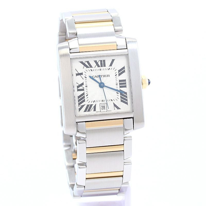 【中古】CARTIER TANK FRANCAISE LARGE MODEL カルティエ タンク フランセーズ LM W51005Q4