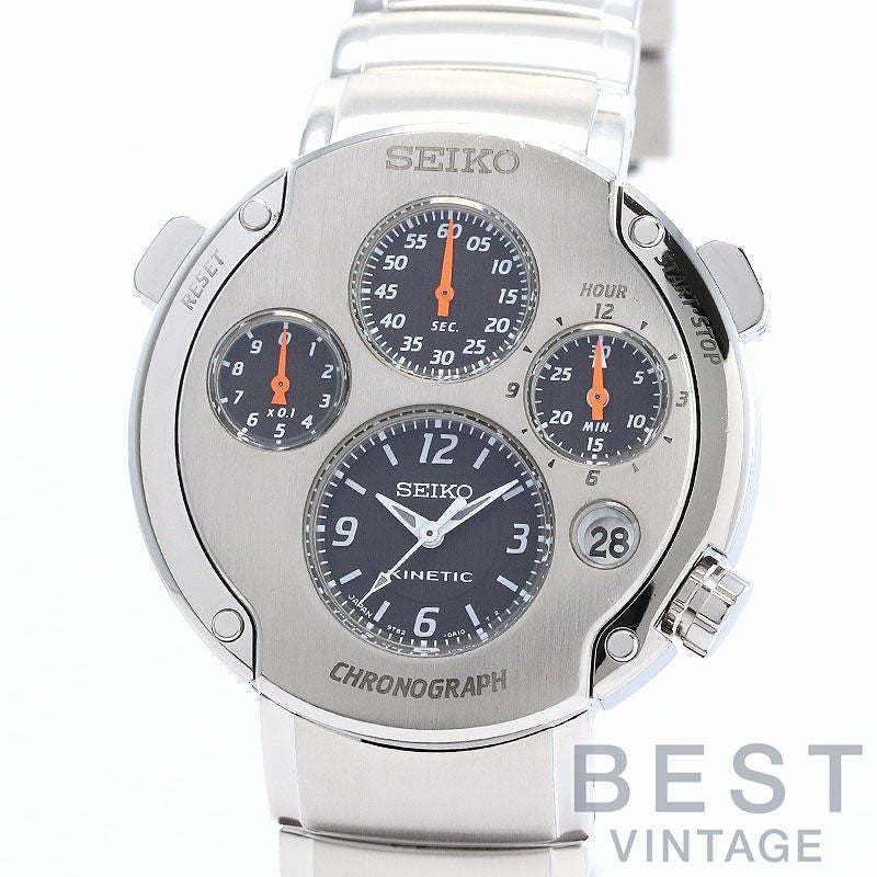 【中古】SEIKO KINETIC CHRONOGRAPH FIRST MODEL PARTENZA セイコー キネティック クロノグラフ ファーストモデル パルテンザ SBXZ001 (9T82-0A10)
