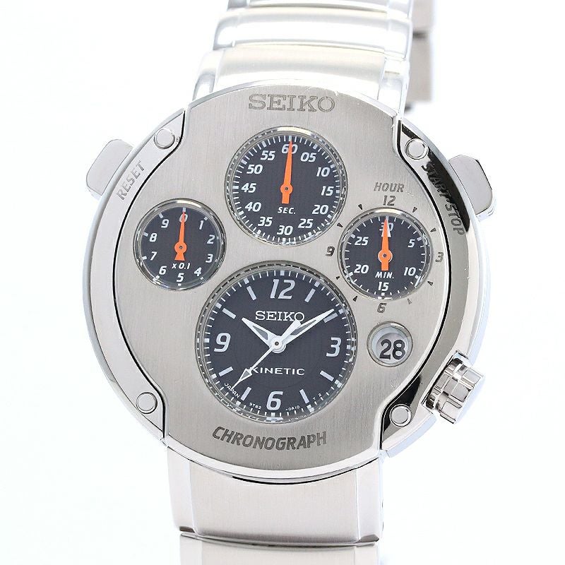【中古】SEIKO KINETIC CHRONOGRAPH FIRST MODEL PARTENZA セイコー キネティック クロノグラフ ファーストモデル パルテンザ SBXZ001 (9T82-0A10)