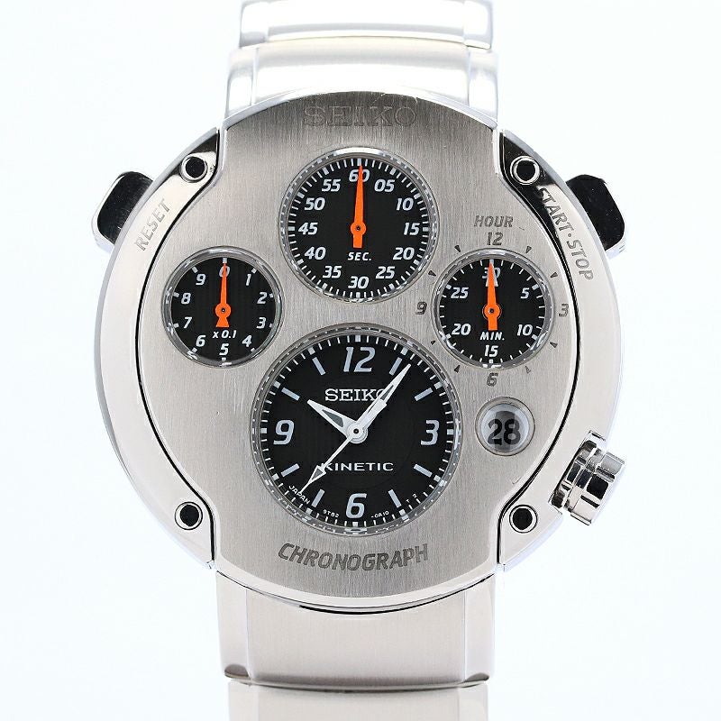 【中古】SEIKO KINETIC CHRONOGRAPH FIRST MODEL PARTENZA セイコー キネティック クロノグラフ ファーストモデル パルテンザ SBXZ001 (9T82-0A10)