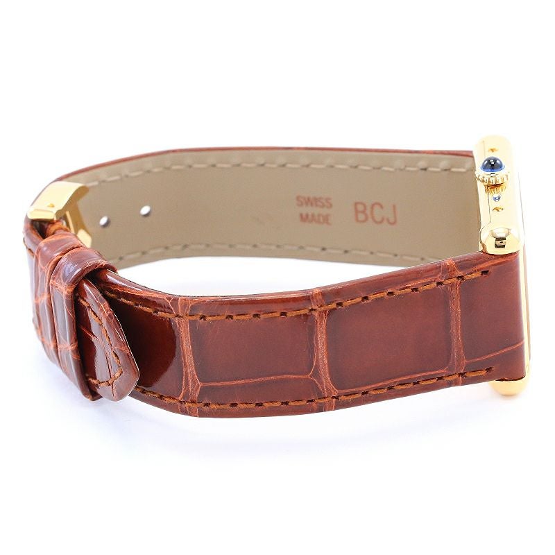 【中古】CARTIER MUST TANK LARGE MODEL VERMEIL カルティエ マストタンク LM ヴェルメイユ 81975613