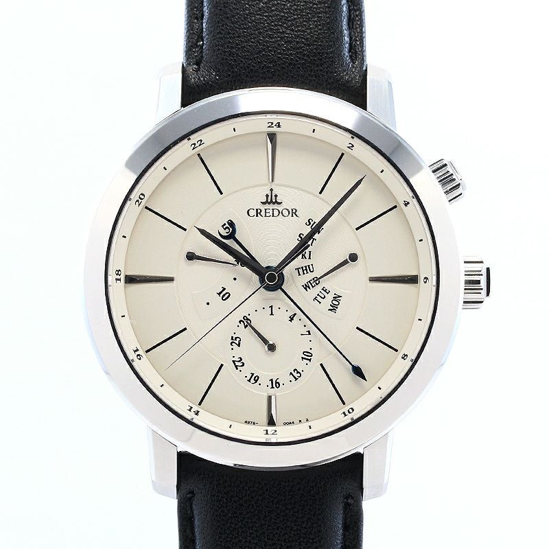 【中古】CREDOR CREDOR NODE DAY-DATE POWER RESERVE セイコー クレドール ノード デイデイト パワーリザーブ GCBT997 (4S76-00A0)