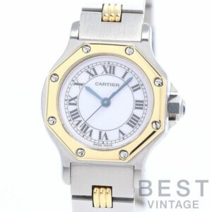 【中古】CARTIER SANTOS RONDE / SANTOS OCTAGON SMALL MODEL カルティエ サントスロンドSM / サントスオクタゴンSM 82037232