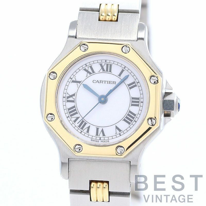 【中古】CARTIER SANTOS RONDE / SANTOS OCTAGON SMALL MODEL カルティエ サントスロンドSM / サントスオクタゴンSM 82037232