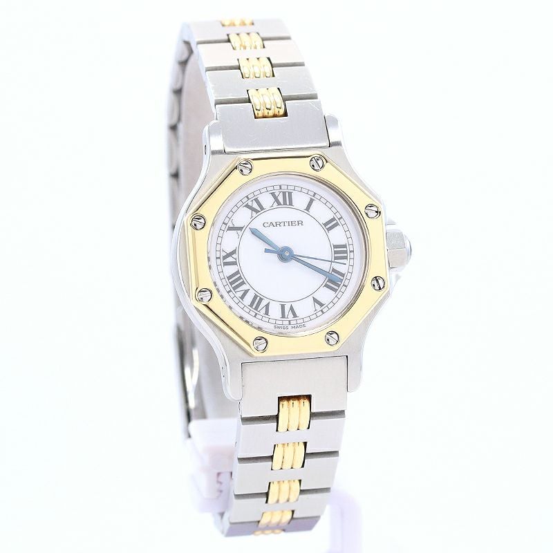 【中古】CARTIER SANTOS RONDE / SANTOS OCTAGON SMALL MODEL カルティエ サントスロンドSM / サントスオクタゴンSM 82037232