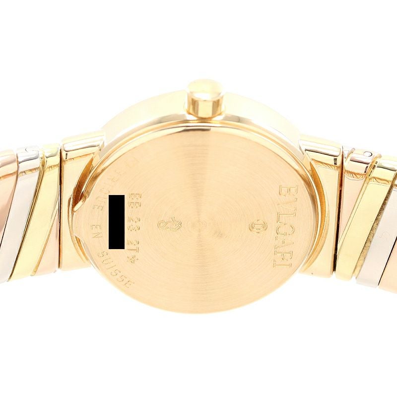 【中古】BVLGARI BVLGARI BVLGARI TUBOGAS THREE COLOR GOLD ブルガリ ブルガリ・ブルガリ トゥボガス スリーカラーゴールド Mサイズ BB23 2T