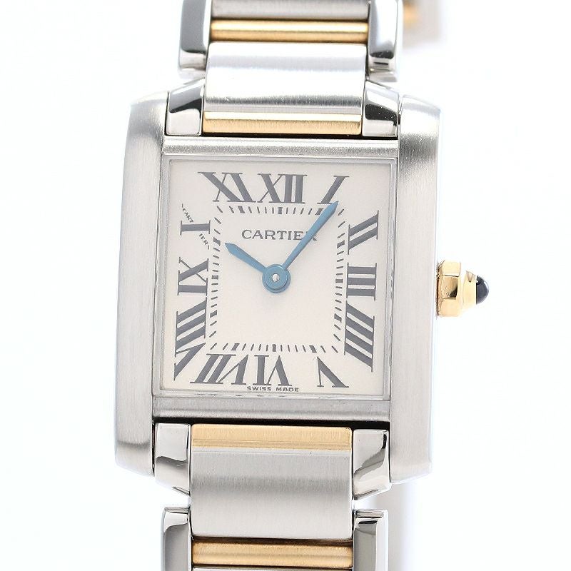 【中古】CARTIER TANK FRANCAISE SMALL MODEL カルティエ タンクフランセーズ SM W51007Q4