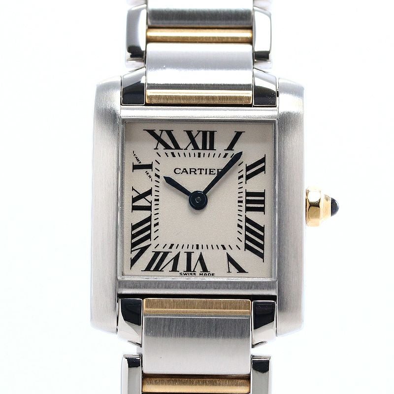 【中古】CARTIER TANK FRANCAISE SMALL MODEL カルティエ タンクフランセーズ SM W51007Q4
