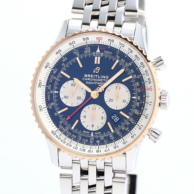 【中古】BREITLING NAVITIMER B01 CHRONOGRAPH 46 ブライトリング ナビタイマー B01 クロノグラフ 46 UB0127211B1A1 (U017B-1NP)