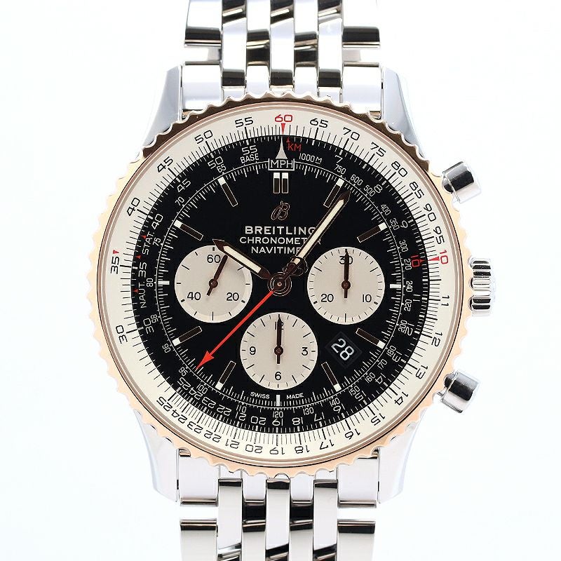 【中古】BREITLING NAVITIMER B01 CHRONOGRAPH 46 ブライトリング ナビタイマー B01 クロノグラフ 46 UB0127211B1A1 (U017B-1NP)