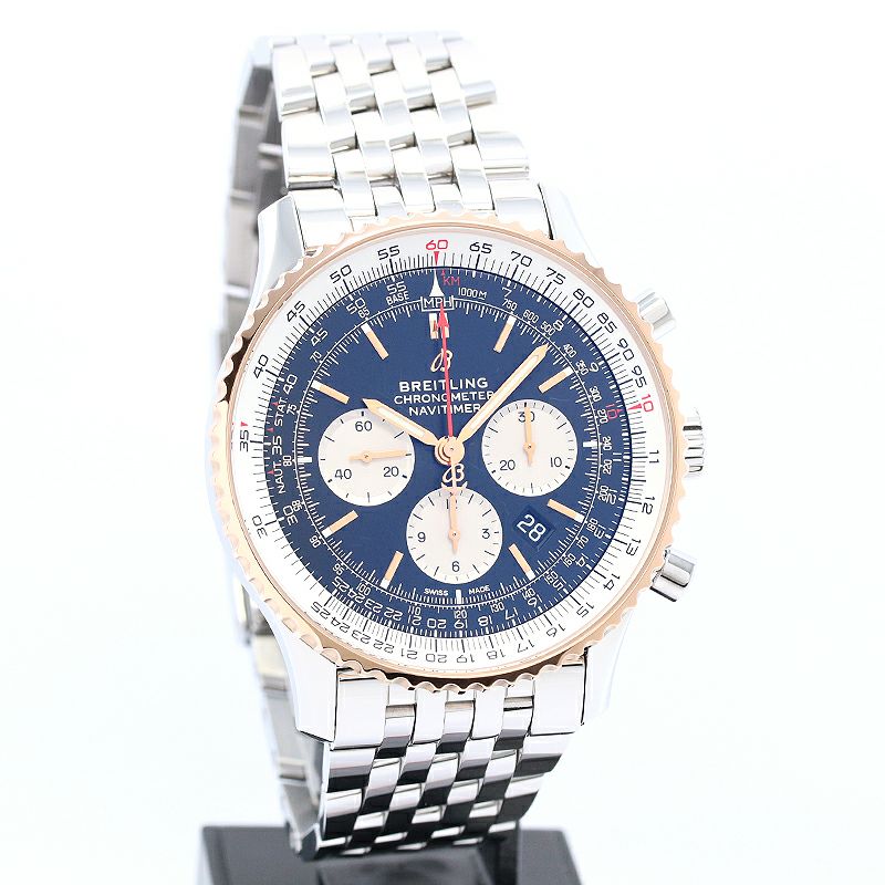 【中古】BREITLING NAVITIMER B01 CHRONOGRAPH 46 ブライトリング ナビタイマー B01 クロノグラフ 46 UB0127211B1A1 (U017B-1NP)