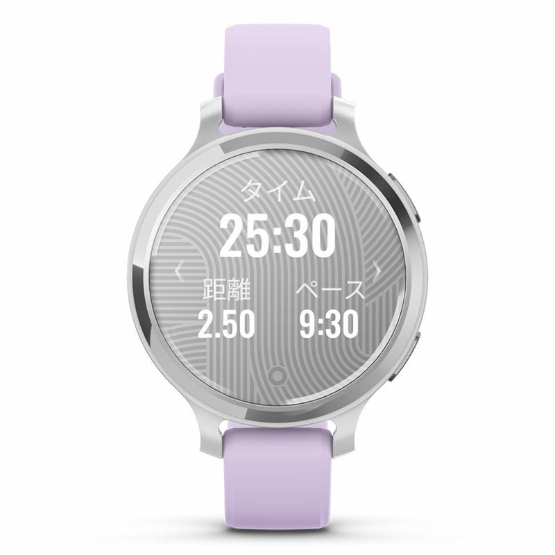 GARMIN Lily 2 Active Silver / Jasmine Purple ガーミン リリー2 アクティブ シルバー / ジャスミン パープル 010-02891-41