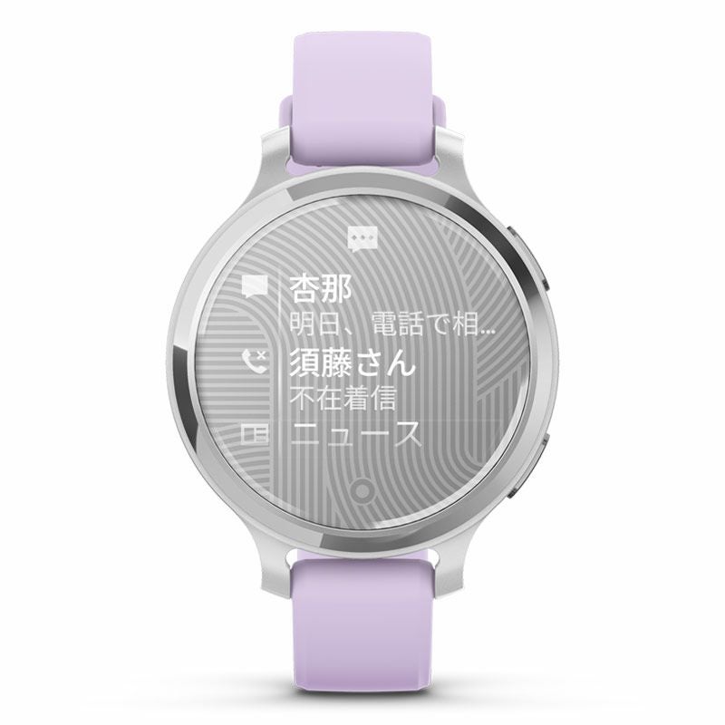 GARMIN Lily 2 Active Silver / Jasmine Purple ガーミン リリー2 アクティブ シルバー / ジャスミン パープル 010-02891-41