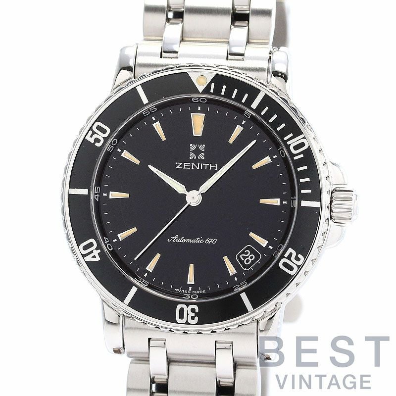 【中古】ZENITH ELITE RAINBOW AUTOMATIC ゼニス エリート レインボー オートマティック 15/02.0470.670