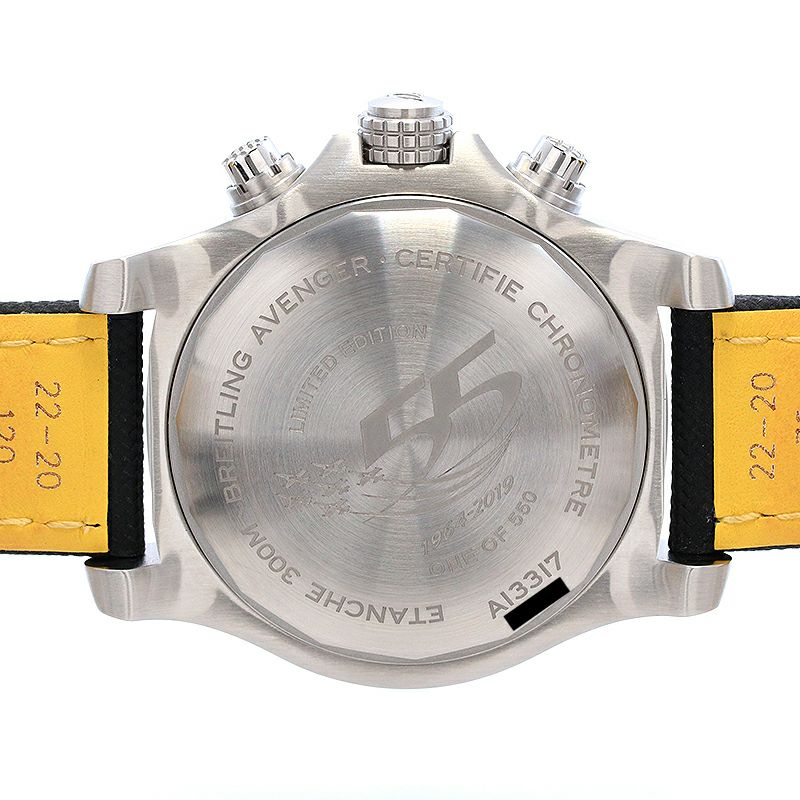 【中古】BREITLING AVENGER CHRONOGRAPH 45 SWISS AIR FORCE TEAM ブライトリング アベンジャー クロノグラフ 45 スイス エアフォースチーム A133171A1B1X1