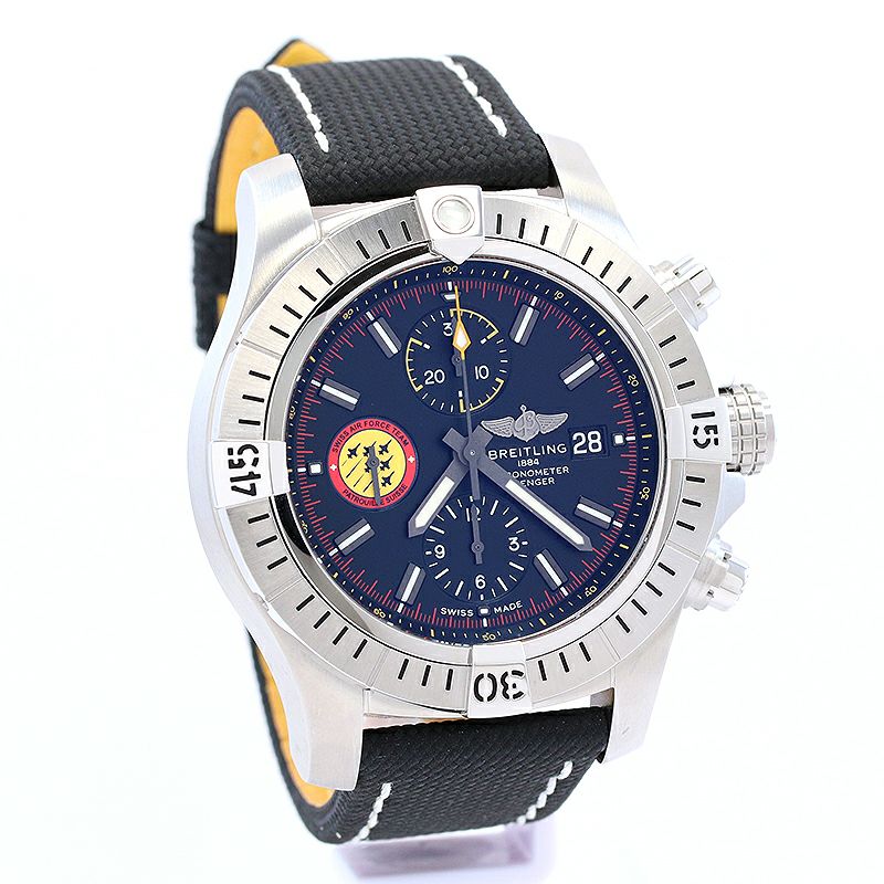【中古】BREITLING AVENGER CHRONOGRAPH 45 SWISS AIR FORCE TEAM ブライトリング アベンジャー クロノグラフ 45 スイス エアフォースチーム A133171A1B1X1