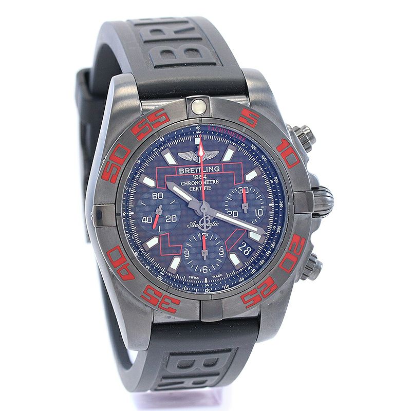 【中古】BREITLING CHRONOMAT 41 BLACK CARBON JAPAN LIMITED ブライトリング クロノマット 41 ブラック カーボン MB0141B8/BD57/150S/M18SS.1