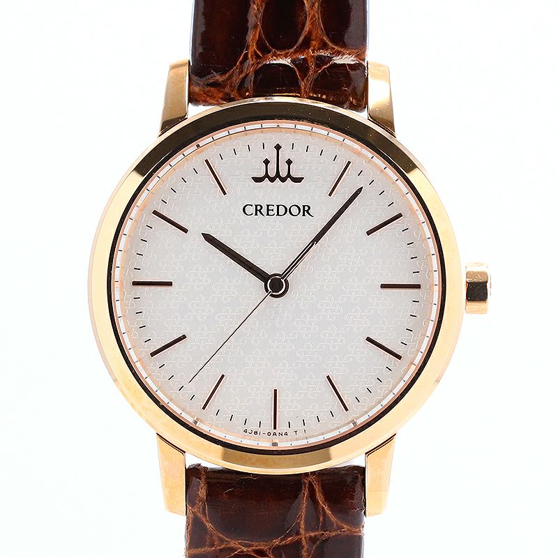 【中古】SEIKO CREDOR SIGNO QUARTZ セイコー クレドール シグノ クオーツ GTAS016 (4J81-0AH0)
