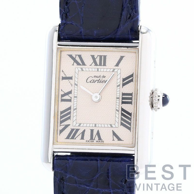 【中古】CARTIER MUST TANK SMALL MODEL 2000 CHRISTMAS LIMITED カルティエ マストタンク SM 2000年クリスマス限定モデル W1016130