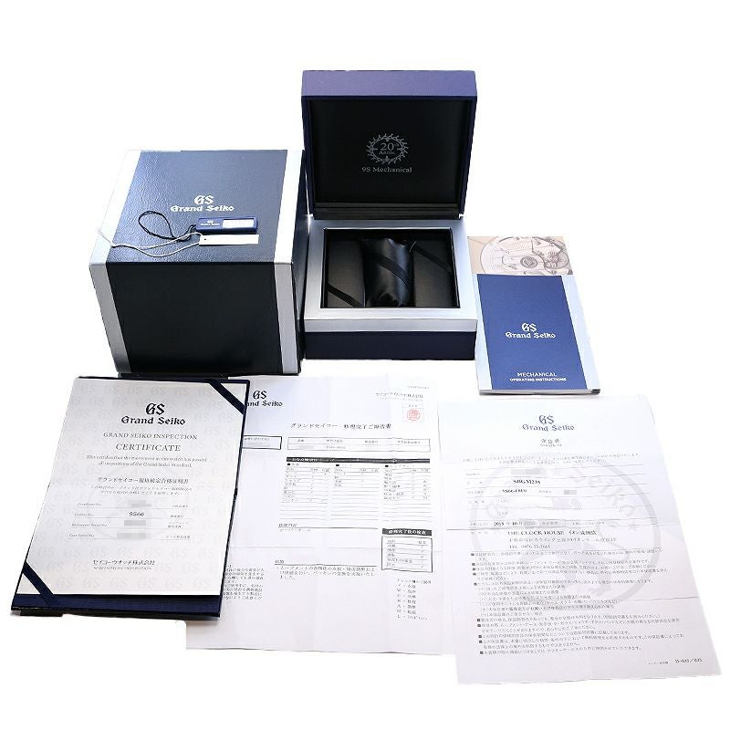 【中古】GRAND SEIKO CALIBER 9S 20TH ANNIVERSARY LIMITED EDITION グランドセイコー キャリバー9S 20周年記念限定モデル SBGM235 (9S66-00F0)
