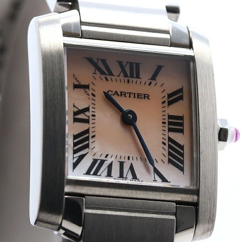 【中古】CARTIER TANK FRANCAISE SMALL MODEL カルティエ タンク フランセーズ SM W51028Q3