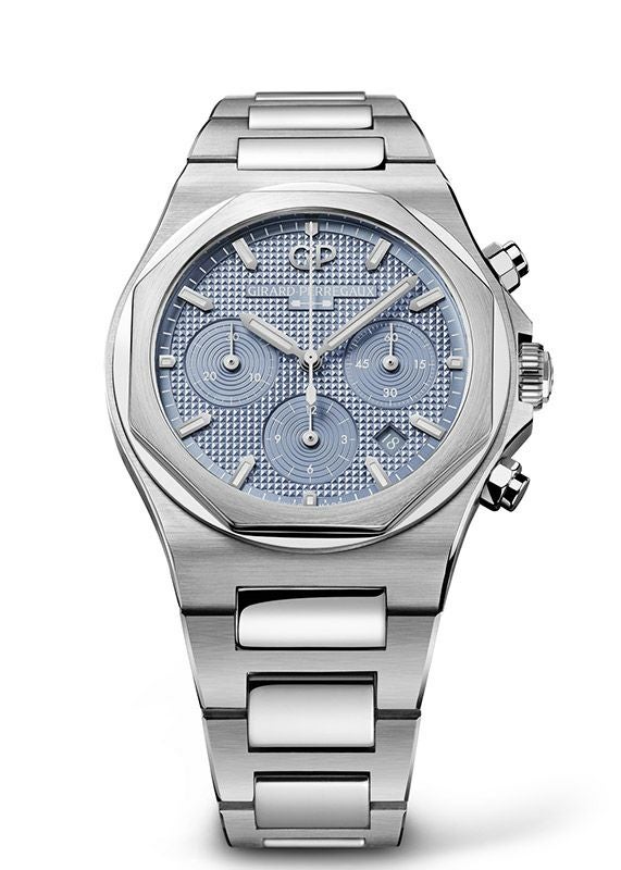 GIRARD-PERREGAUX LAUREATO CHRONOGRAPH ICE BLUE ジラール・ペルゴ ロレアート クロノグラフ アイスブルー 81020-11-3370-1GM