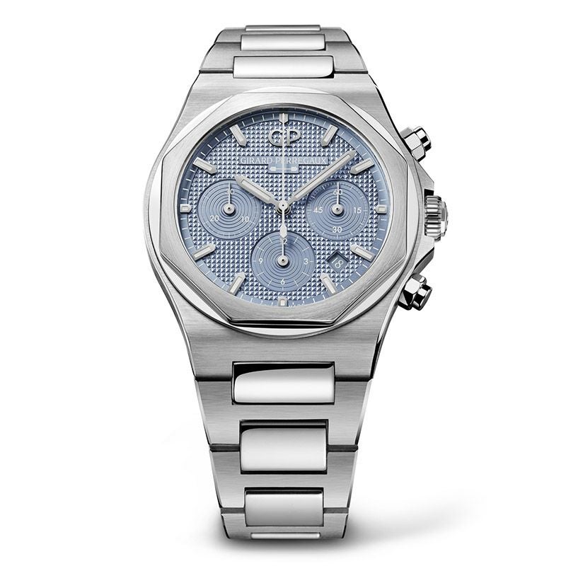 GIRARD-PERREGAUX LAUREATO CHRONOGRAPH ICE BLUE ジラール・ペルゴ ロレアート クロノグラフ アイスブルー 81020-11-3370-1GM