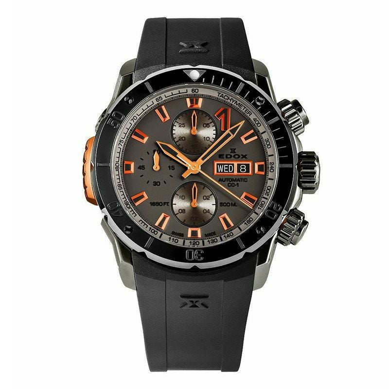 EDOX CHRONOFFSHORE-1 BEZEL LOCK CHRONOGRAPH AUTOMATIC エドックス クロノオフショア1 ベゼルロック クロノグラフ オートマティック 01128-37GNNOCA-GNO