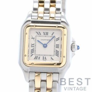 【中古】CARTIER PANTHERE CLASSIQUE ET FIGARO SMALL MODEL 2ROW カルティエ パンテール クラシック & フィガロ SM 2ロウ W25029B6