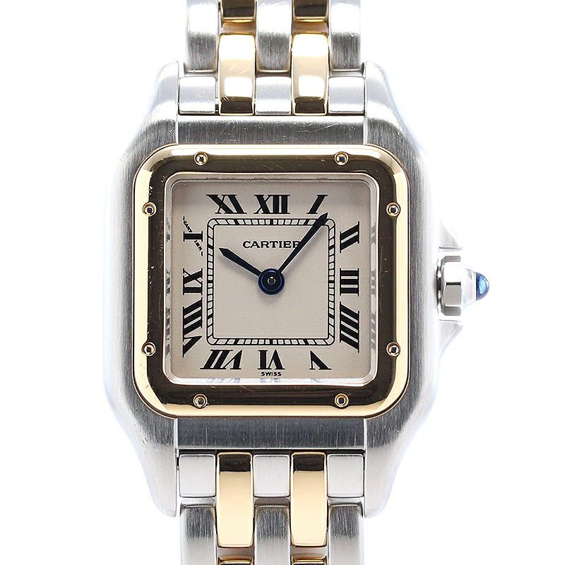 【中古】CARTIER PANTHERE CLASSIQUE ET FIGARO SMALL MODEL 2ROW カルティエ パンテール クラシック & フィガロ SM 2ロウ W25029B6