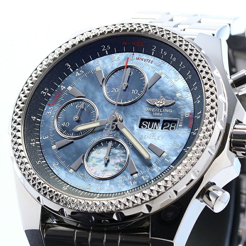 【中古】BREITLING BENTLEY GT MOP JAPAN EDITION ブライトリング ベントレーGT MOP ジャパンエディション A133627X/BE63/980A (A362BMPSP)