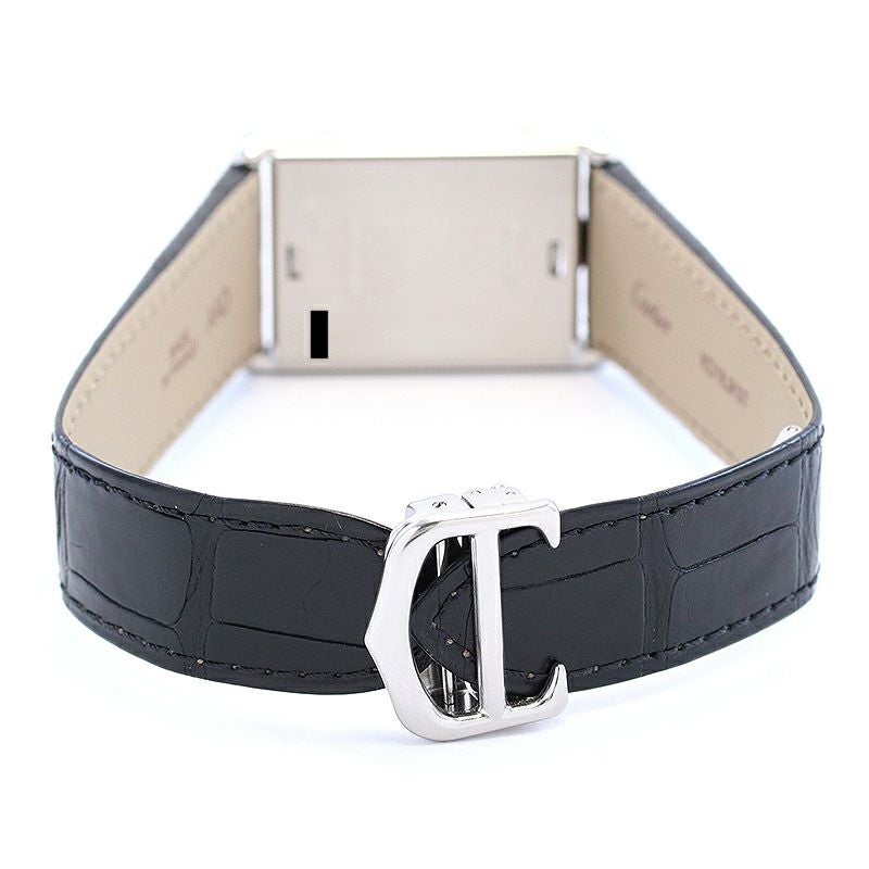【中古】CARTIER TANK BASCULANTE LARGE MODEL カルティエ タンク バスキュラントLM W1011355