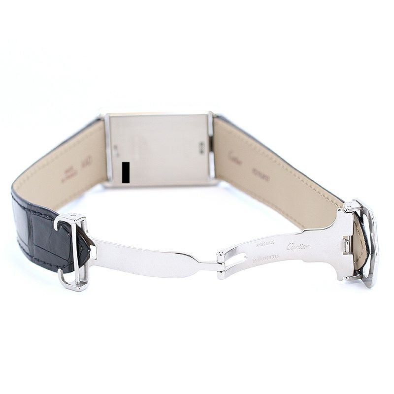 【中古】CARTIER TANK BASCULANTE LARGE MODEL カルティエ タンク バスキュラントLM W1011355