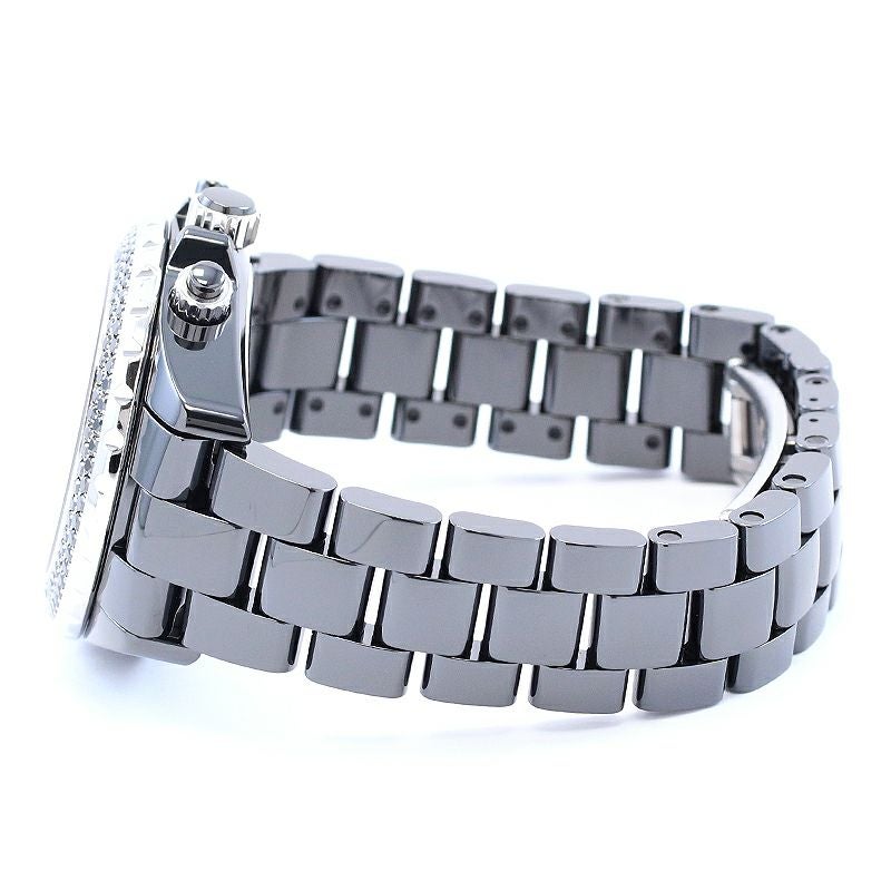 【中古】CHANEL J12 CHRONOGRAPH 41MM BLACK DIAMONDS BEZEL シャネル J12 クロノグラフ 41MM ブラックダイヤモンドベゼル H1419
