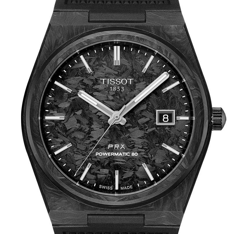 TISSOT PRX Powermatic 80 40mm Carbon ティソ PRX パワーマティック 80 40mm カーボン T137.907.97.201.00