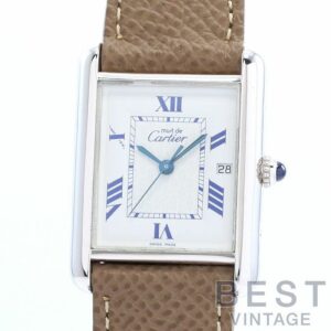 【中古】CARTIER MUST TANK LARGE MODEL JUMBO VERMEIL カルティエ マストタンク LM ジャンボ ヴェルメイユ W1014154