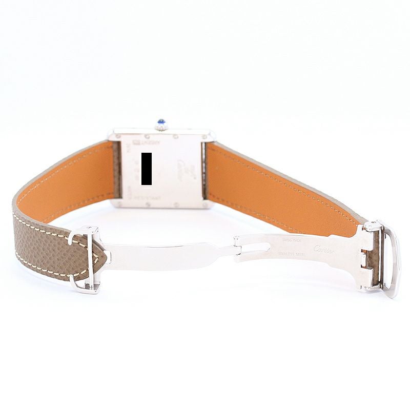 【中古】CARTIER MUST TANK LARGE MODEL JUMBO VERMEIL カルティエ マストタンク LM ジャンボ ヴェルメイユ W1014154