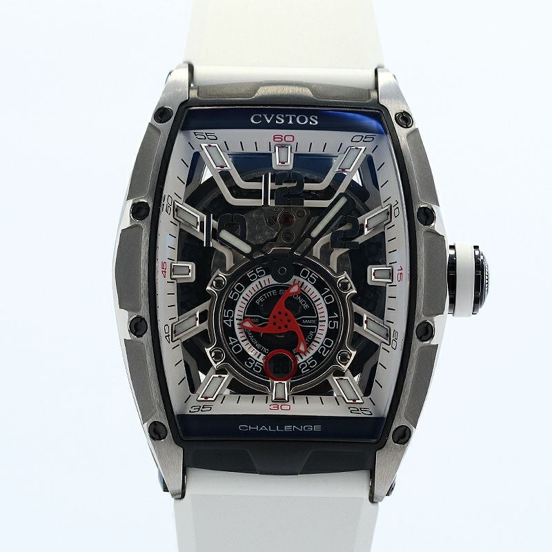 【中古】CVSTOS CHALLENGE JETLINER II P-S AUTOMATIC クストス チャレンジ ジェットライナーII P-S オートマティック プティ セコンド CVT-JET2-PS TTBKTT