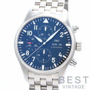【中古】IWC PILOT'S WATCH CHRONOGRAPH アイ・ダブリュー・シー パイロット ウォッチ クロノグラフ IW377710