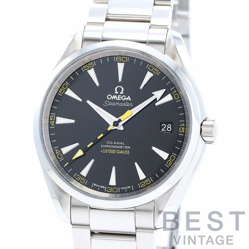 【中古】OMEGA SEAMASTER AQUA TERRA 150M 15,000 GAUSS 41.5MM オメガ シーマスター アクアテラ 150M 15,000ガウス 41.5MM 231.10.42.21.01.002