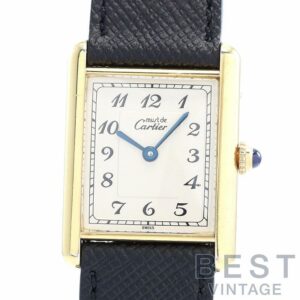 【中古】CARTIER MUST TANK LARGE MODEL VERMEIL カルティエ マストタンク LM ヴェルメイユ W1002554