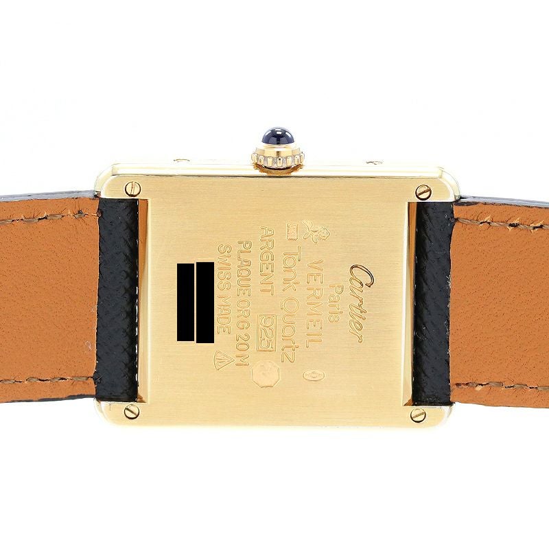 【中古】CARTIER MUST TANK LARGE MODEL VERMEIL カルティエ マストタンク LM ヴェルメイユ W1002554