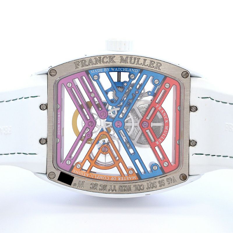 【中古】FRANCK MULLER VANGUARD POWER RESERVE COLOR DREAMS フランク・ミュラー ヴァンガード セブンデイズ スケルトン カラードリーム V45S6SQTCOLDRMTTBCBC