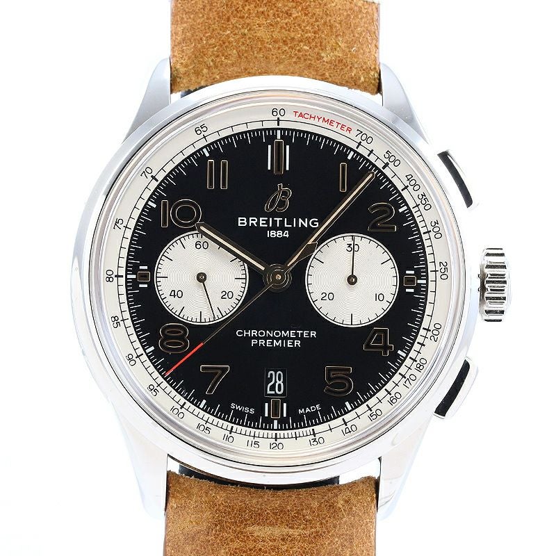 【中古】BREITLING PREMIER B01 CHRONOGRAPH 42 NORTON ブライトリング プレミエ B01 クロノグラフ42 ノートン AB0118A21B1X2 (A007N-1CAD)