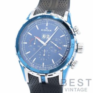 【中古】EDOX GRAND OCEAN EXTREME SAILING SERIES SPECIAL EDITION エドックス グランドオーシャン エクストリームセーリングシリーズ スペシャルエディション 45004-357B-BUIN