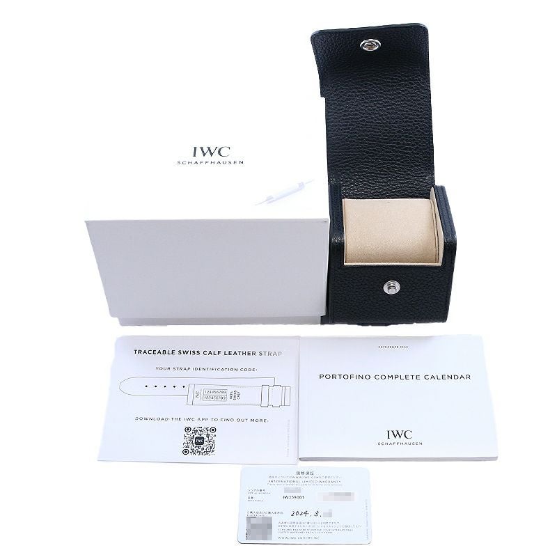【中古】IWC PORTOFINO COMPLETE CALENDAR アイ・ダブリュー・シー ポートフィノ・コンプリート・カレンダー IW359001
