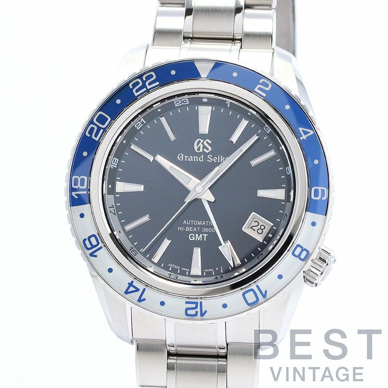 【中古】GRAND SEIKO 9S MECHANICAL HI-BEAT 36000 GMT グランドセイコー 9Sメカニカルハイビート36000 GMT SBGJ237 (9S86-00K0)