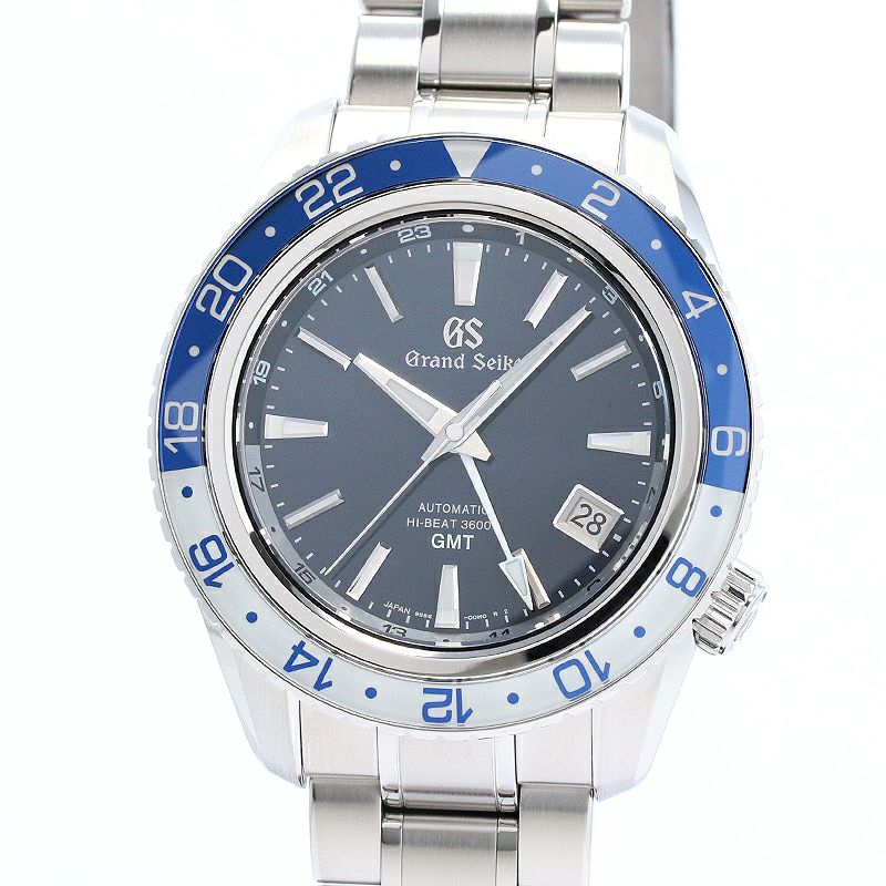 【中古】GRAND SEIKO 9S MECHANICAL HI-BEAT 36000 GMT グランドセイコー 9Sメカニカルハイビート36000 GMT SBGJ237 (9S86-00K0)